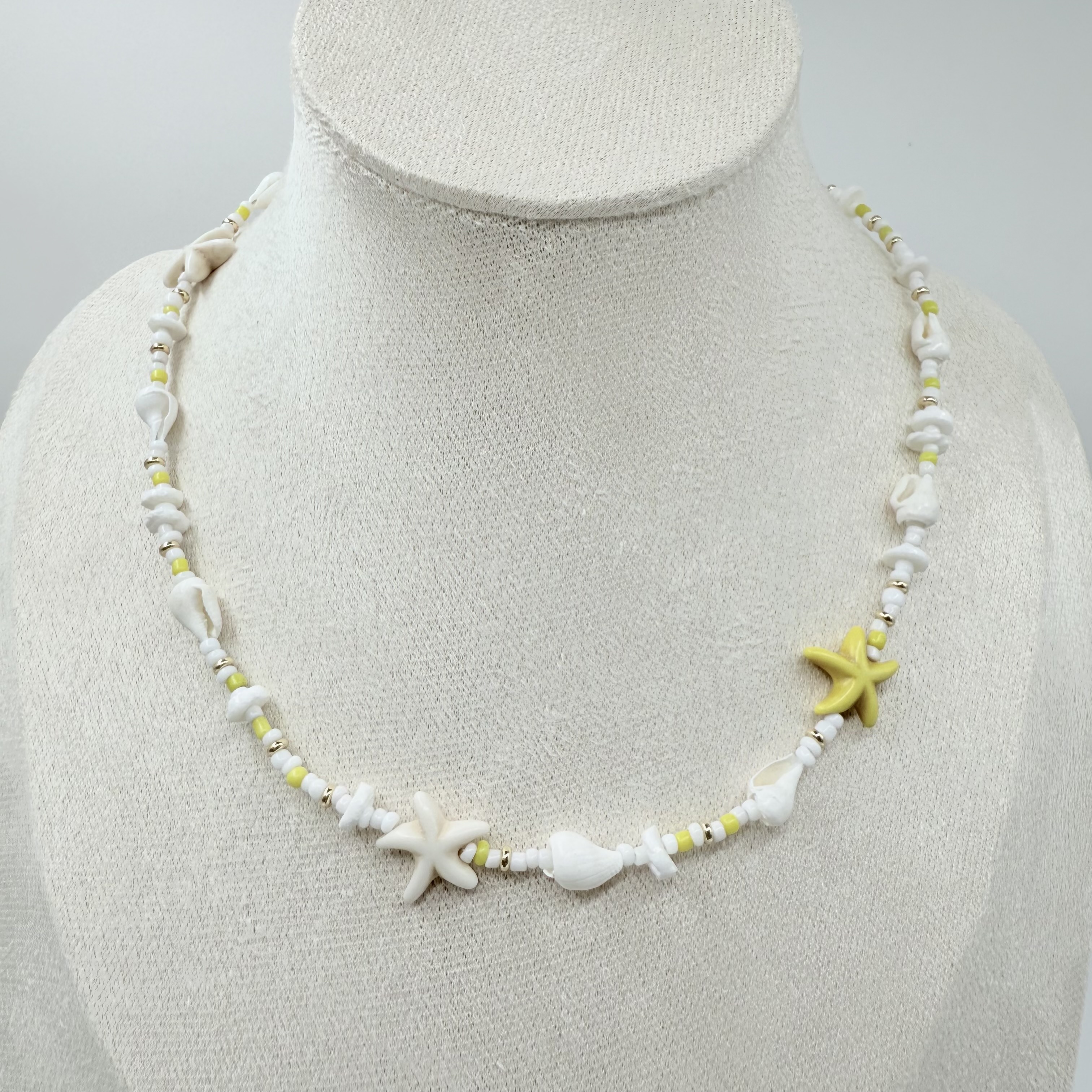 Yellow Starfish Necklace - Image 3
