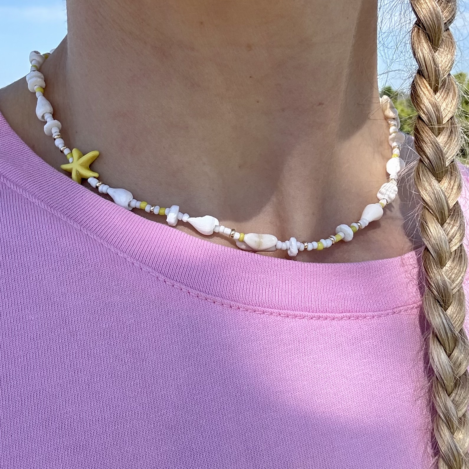 Yellow Starfish Necklace - Image 2